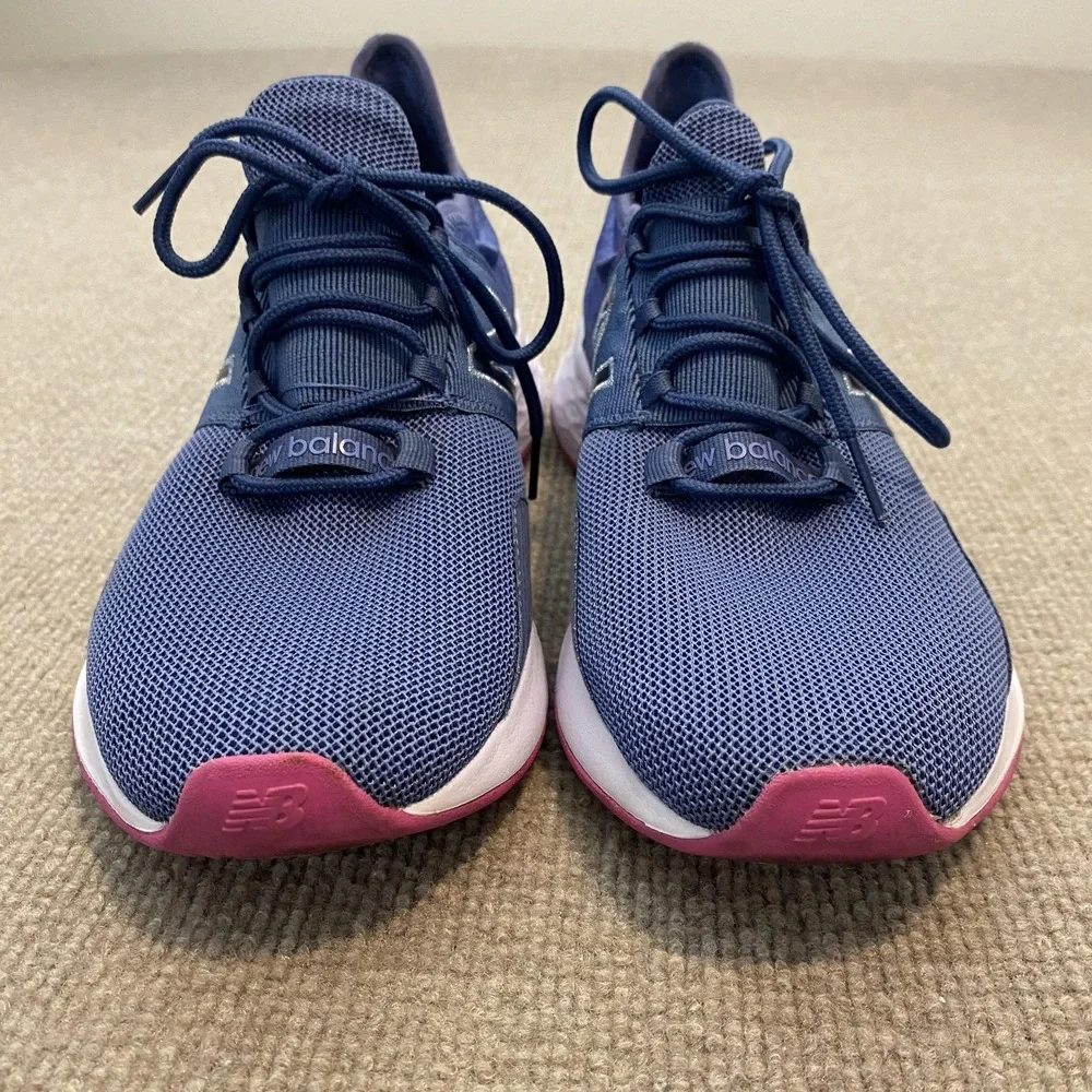 New Balance Fresh Foam Roav Shoes Womens Size 10 Blue Mesh Cushioned WROAVP1